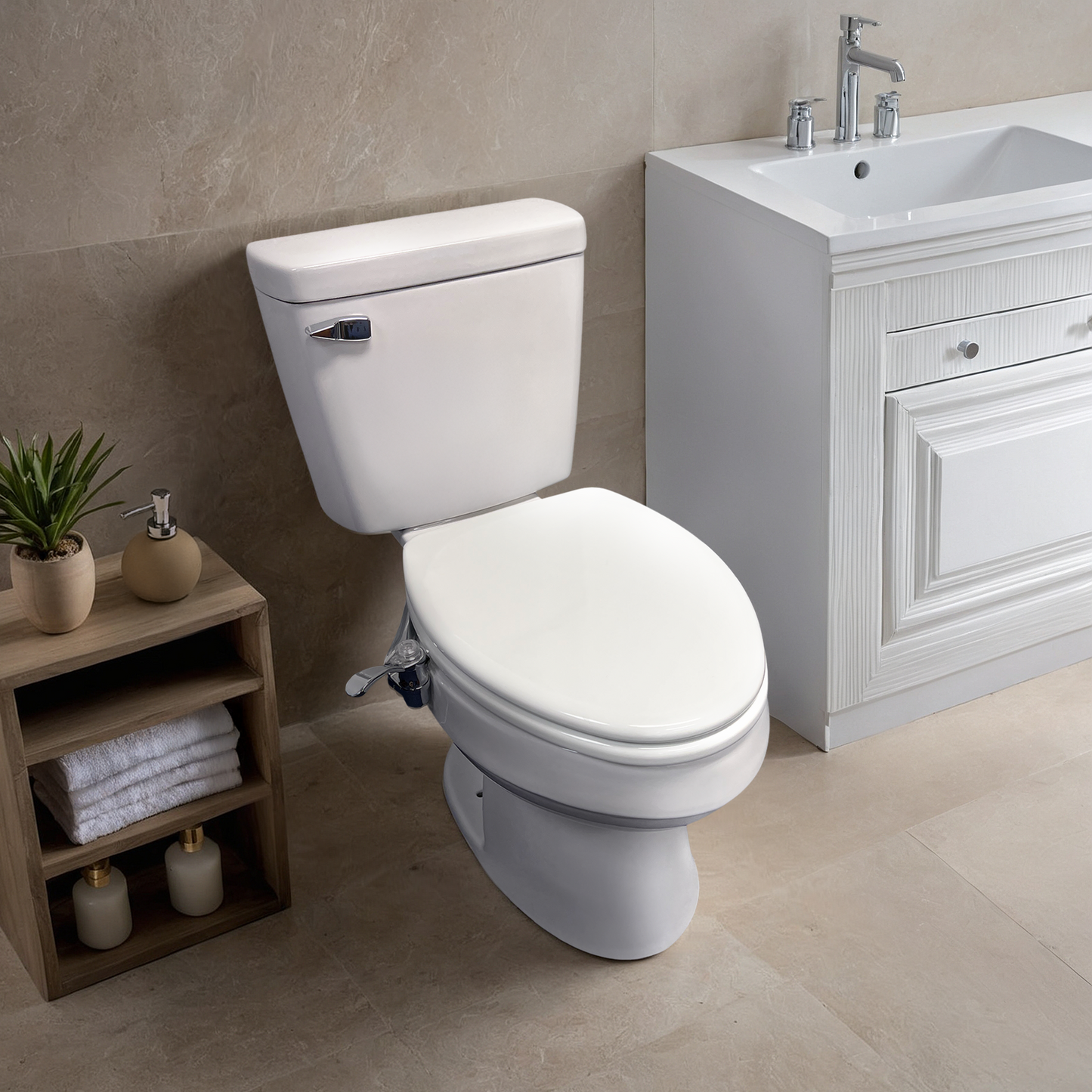 Biffy Chrome Attachable Bidet
