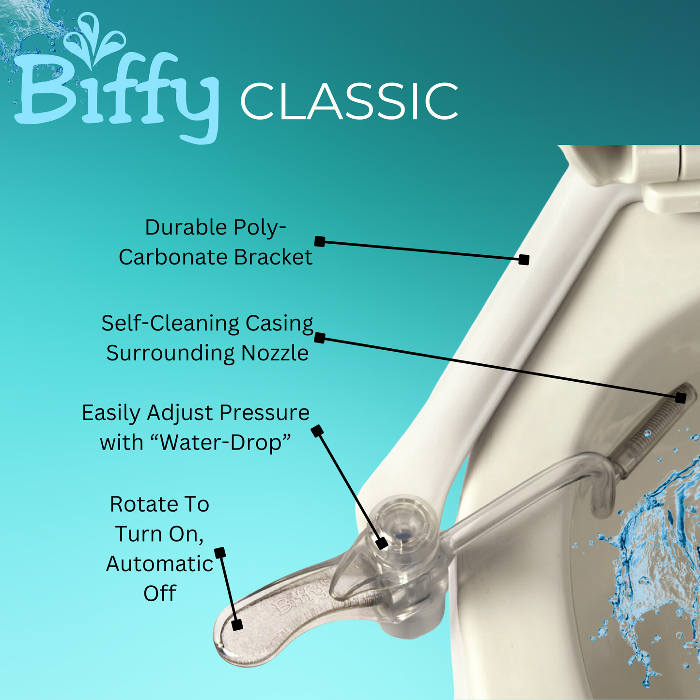 Biffy Classic (Universal) Attachable Bidet